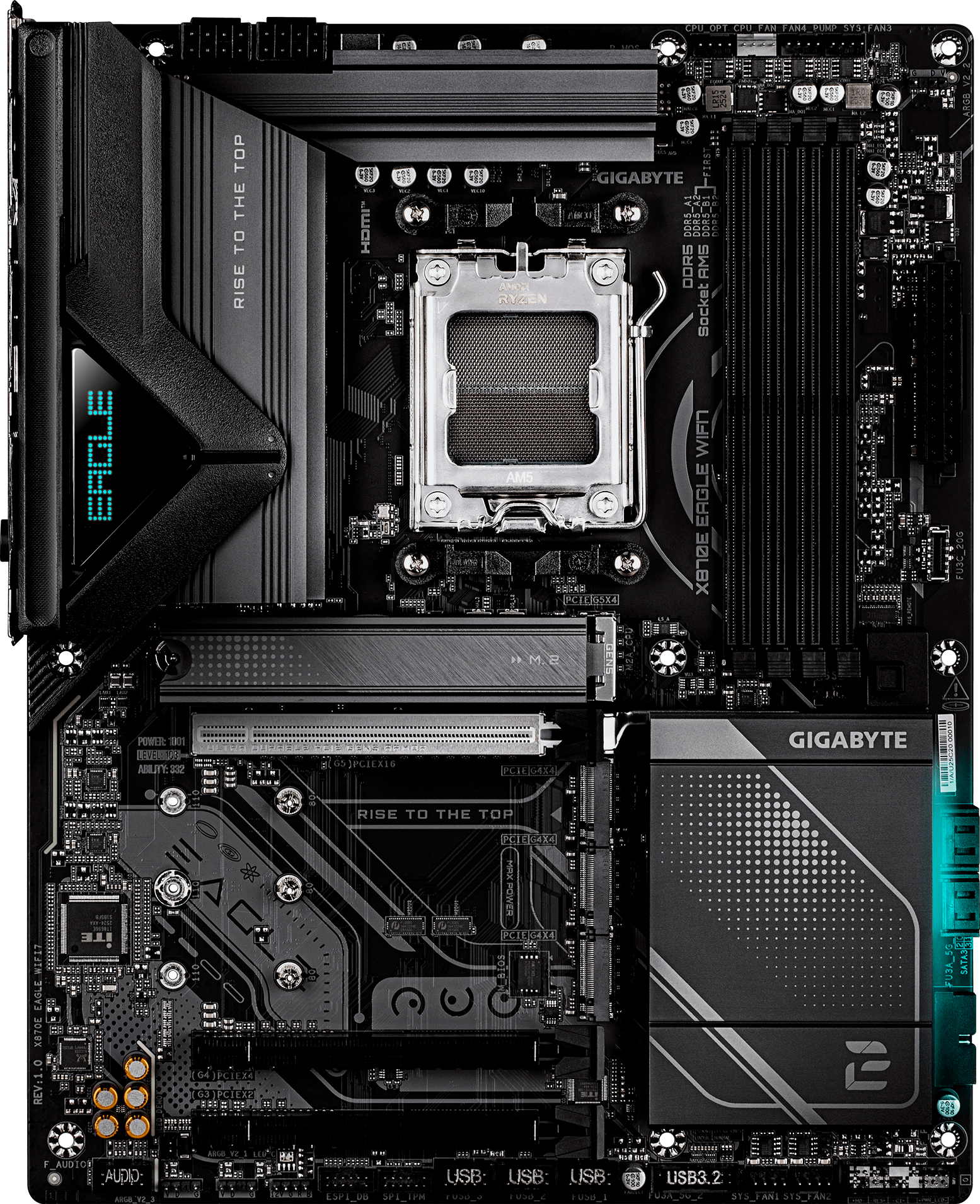 Материнcкая плата GIGABYTE AMD X870E (X870E_EAGLE_WIFI7) фото2