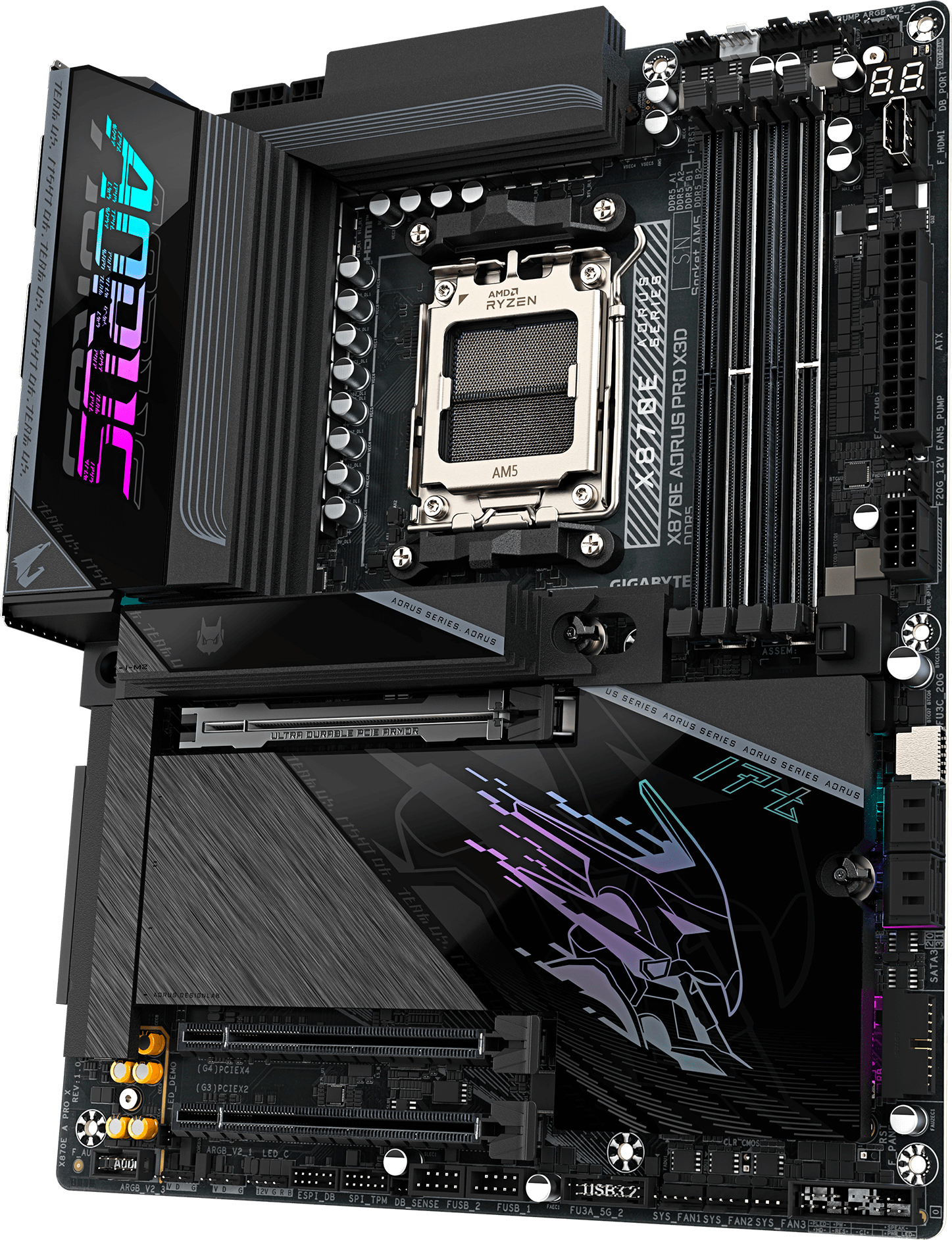 Материнcкая плата GIGABYTE AMD X870E (X870E_AORUS_PRO_X3D) фото4