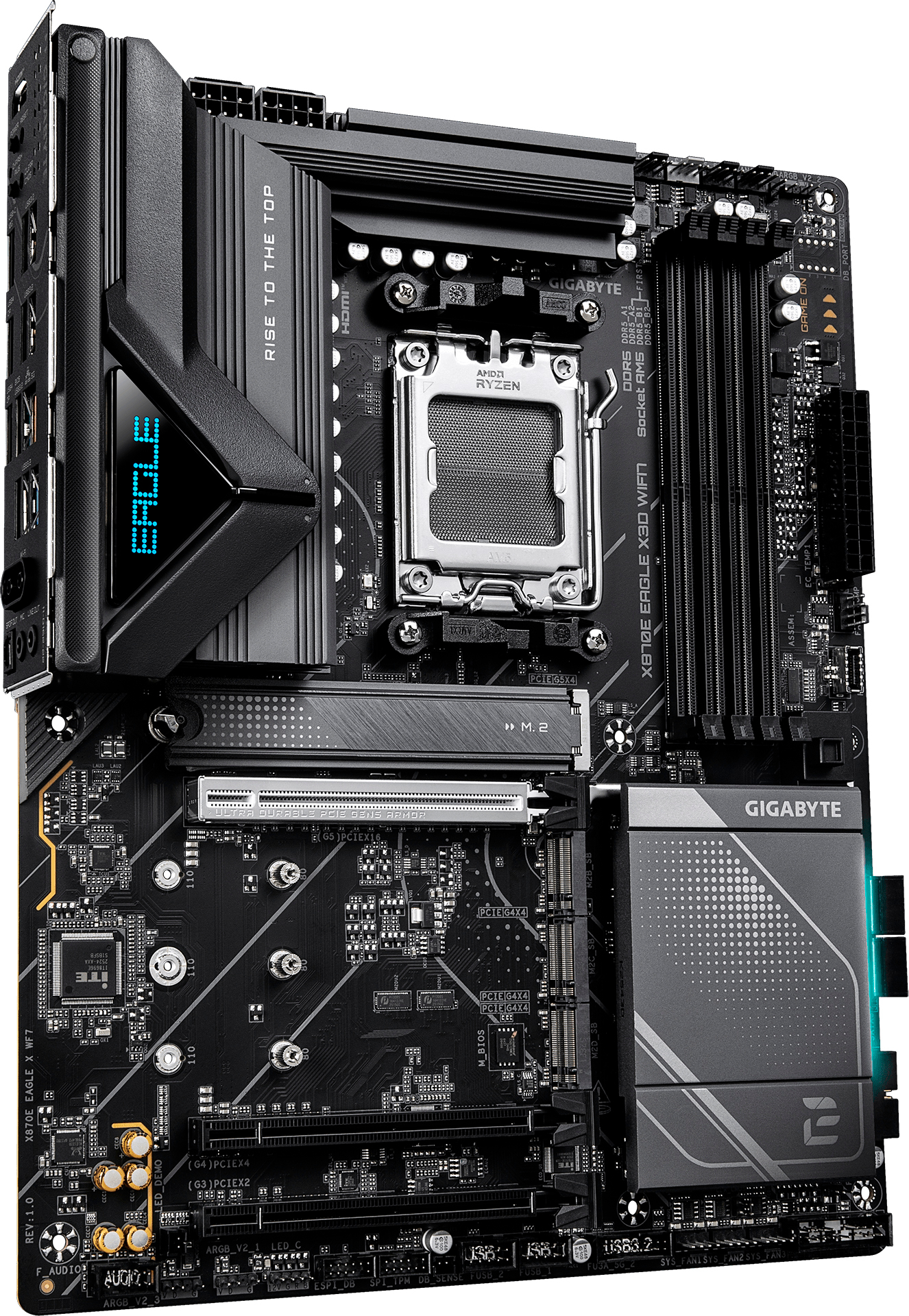 Материнcкая плата GIGABYTE AMD X870E (X870E_EAGLE_X3D_WIFI7) фото3