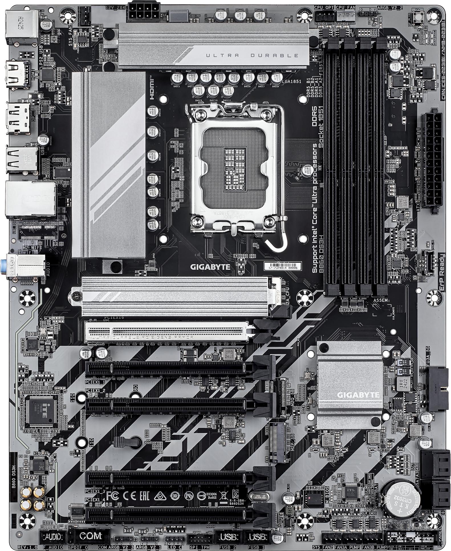 Материнcкая плата GIGABYTE Intel B860 (B860_DS3H) фото2