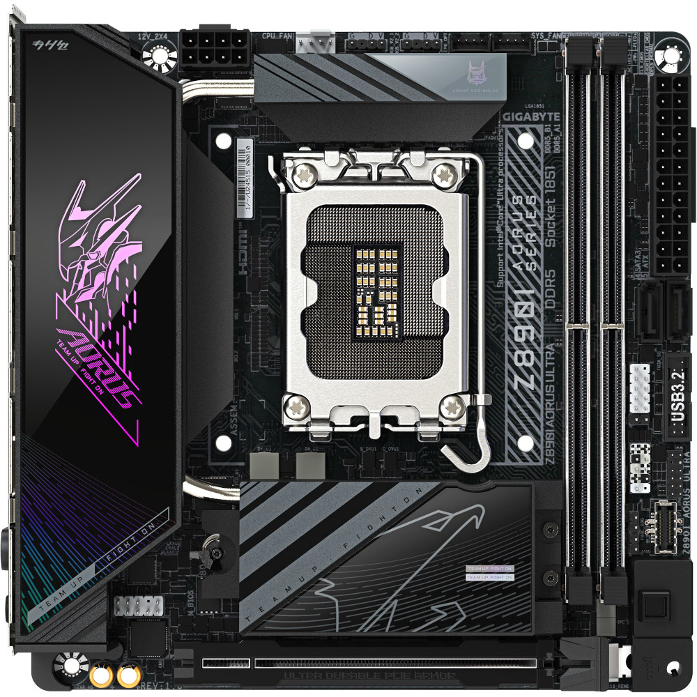 Материнська плата GIGABYTE Intel Z890 (Z890I_AORUS_ULTRA) фото2