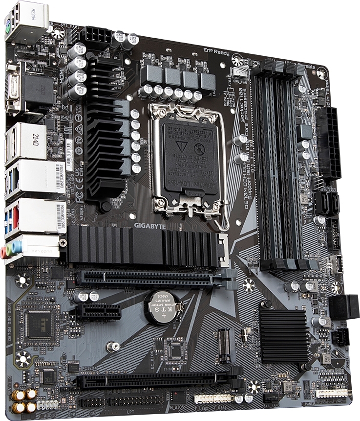 Материнcкая плата GIGABYTE Intel Q670 (Q670M_D3H_DDR4) фото3