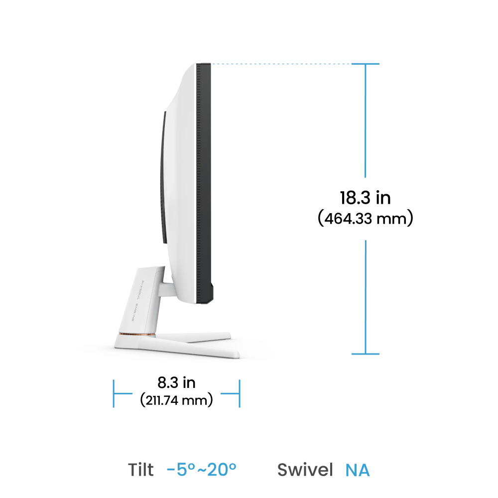 Монітор 27" BENQ Mobiuz EX271 (9H.LNALA.TBE) фото