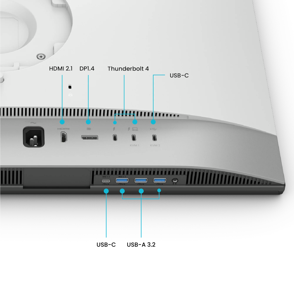 Монітор 27" BENQ PD2730S WHITE (9H.LN7LA.TBE) фото