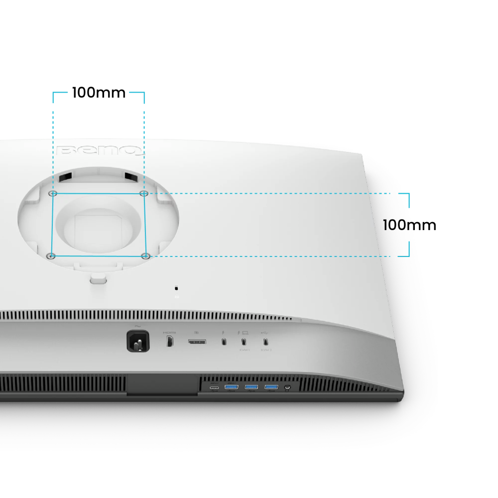 Монітор 27" BENQ PD2730S WHITE (9H.LN7LA.TBE) фото