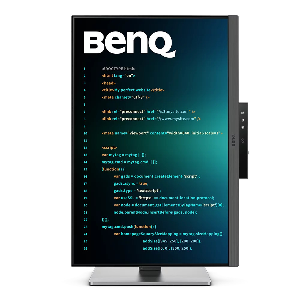 Монітор 24.1" BENQ RD240Q DARK GREY (9H.LLXLA.TBE) фото8