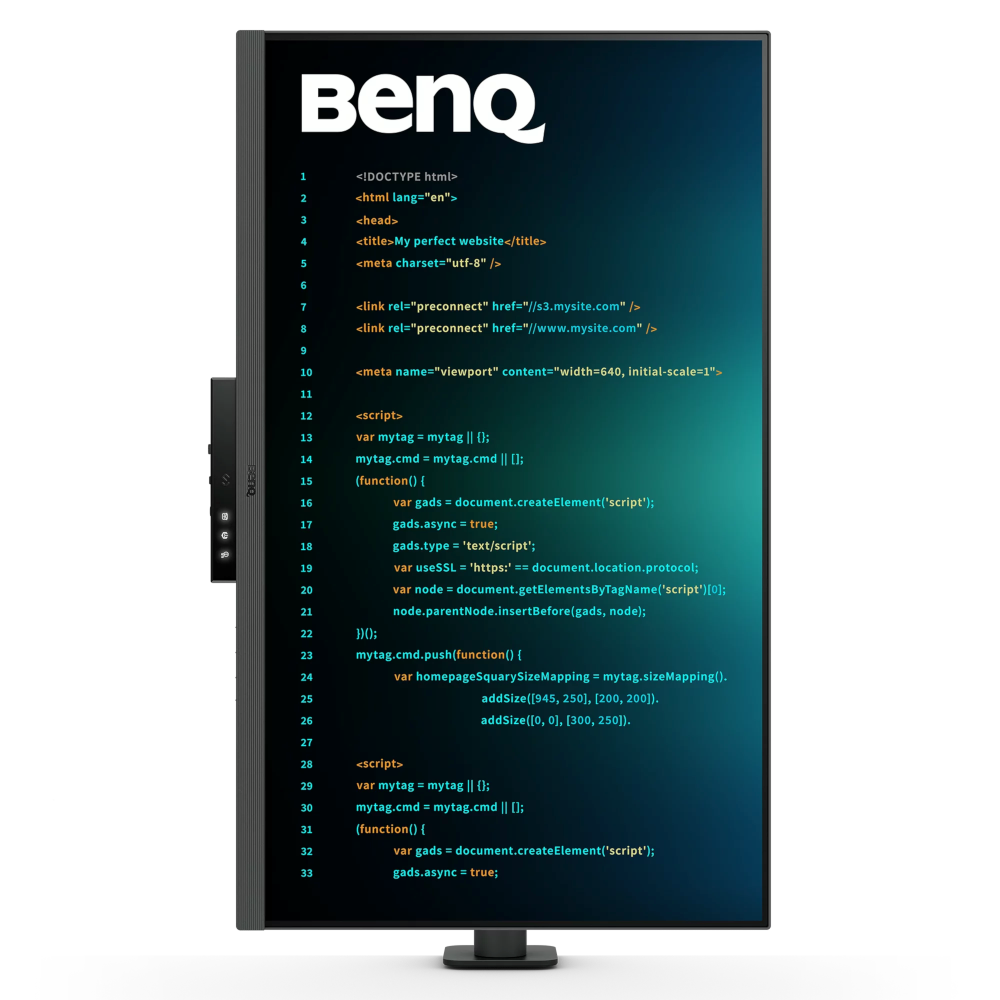 Монітор 31.5" BENQ RD320UA Metallic Grey (9H.LMTLA.TBE) фото13