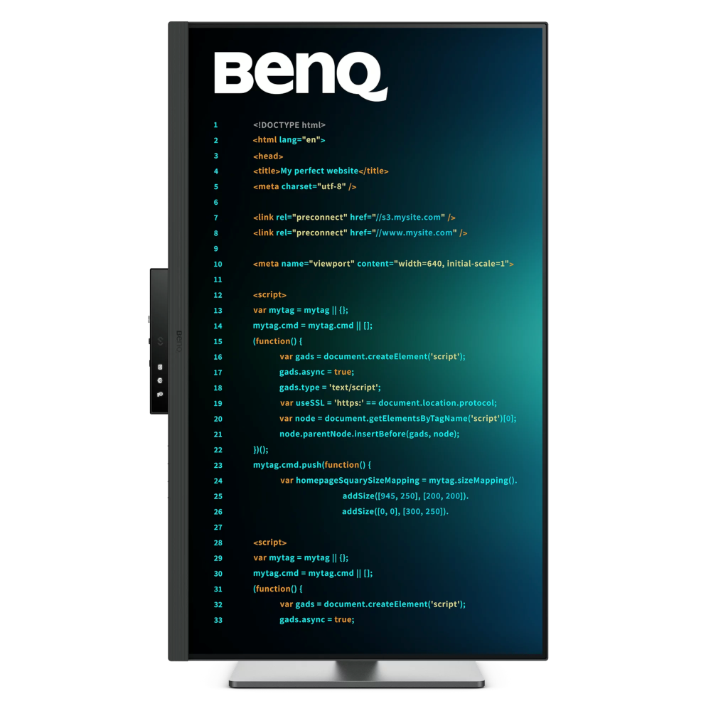 Монітор 31.5" BENQ RD320U Metallic Grey (9H.LMSLA.TBE) фото