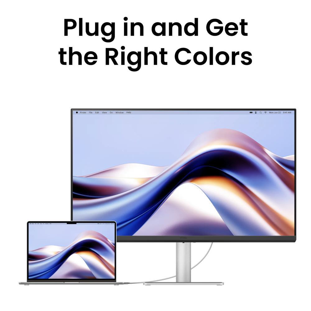 Монітор 31.5" BENQ MA320U Silver (9H.LMXLB.QBE) фото7
