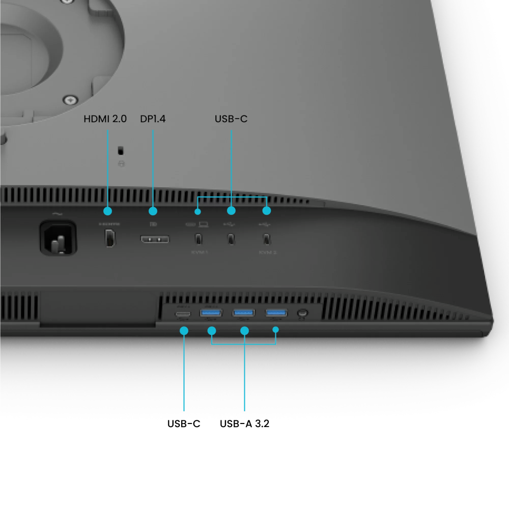 Монітор 27" BENQ PD2706QN Grey (9H.LNDLA.TBE) фото