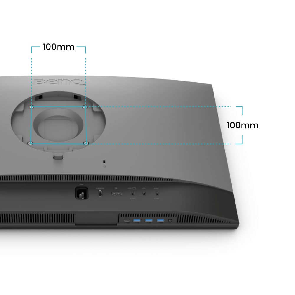 Монітор 27" BENQ PD2706QN Grey (9H.LNDLA.TBE) фото