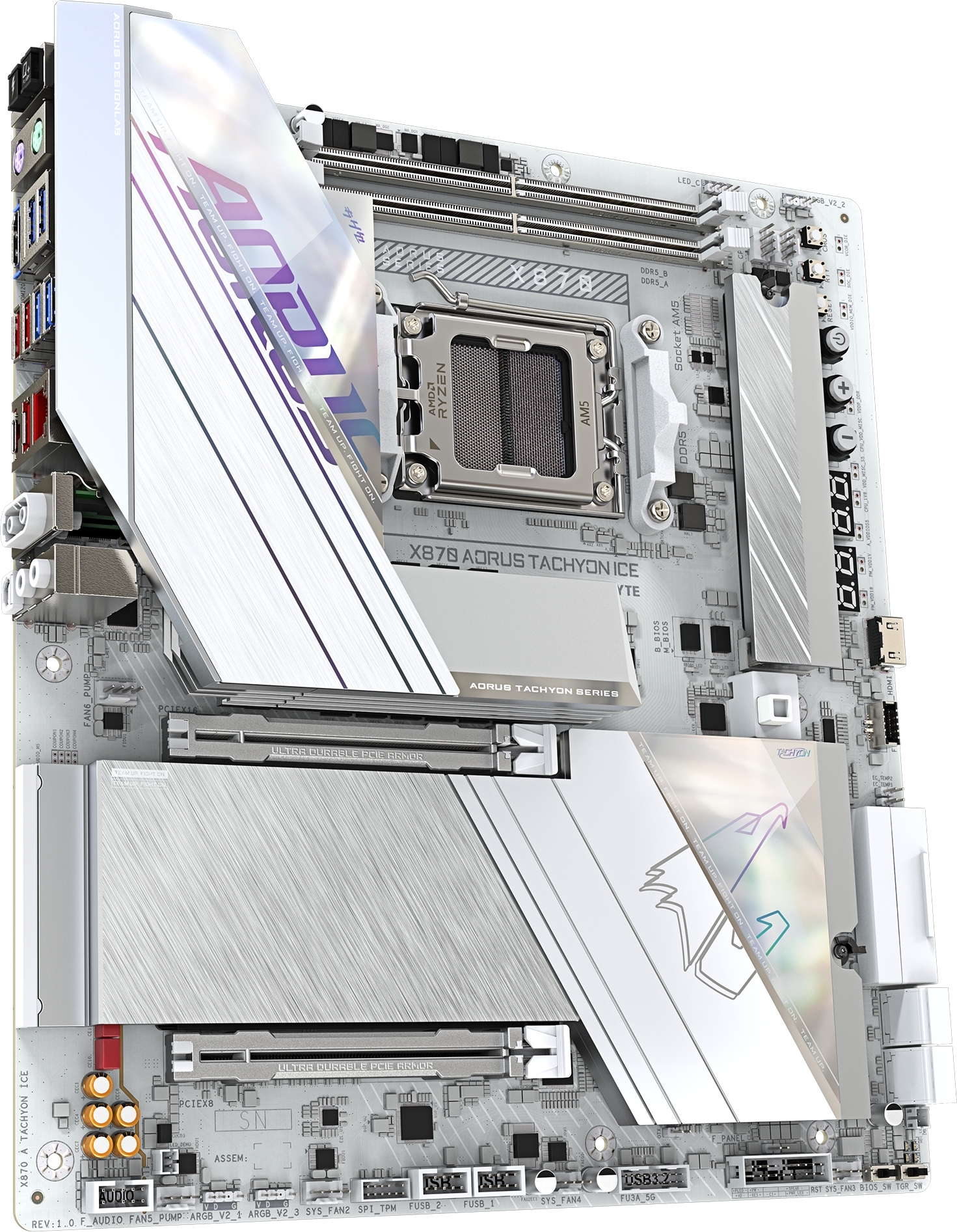 Материнcкая плата GIGABYTE AMD X870 (X870_AORUS_TACHYON_ICE) фото3
