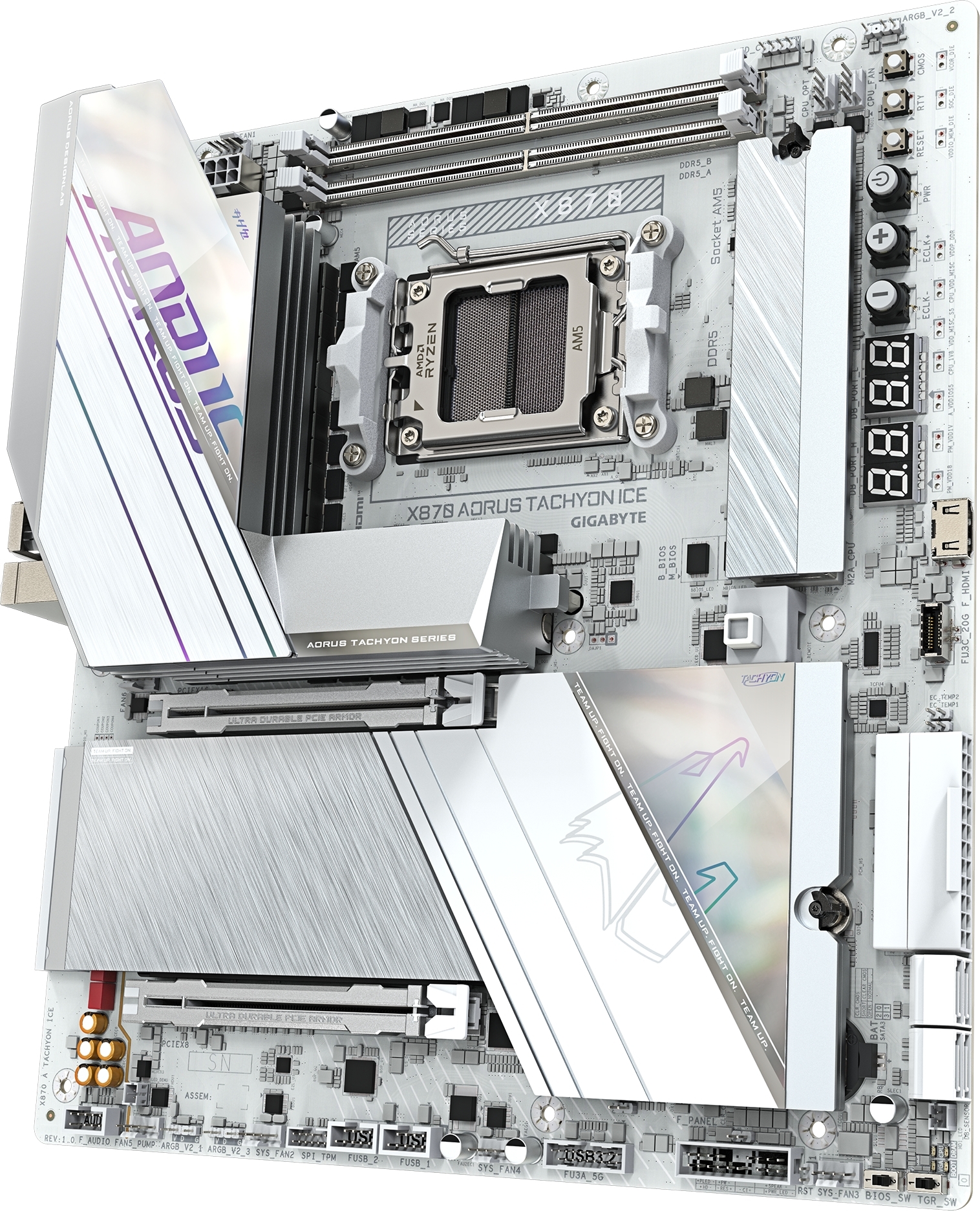 Материнcкая плата GIGABYTE AMD X870 (X870_AORUS_TACHYON_ICE) фото4