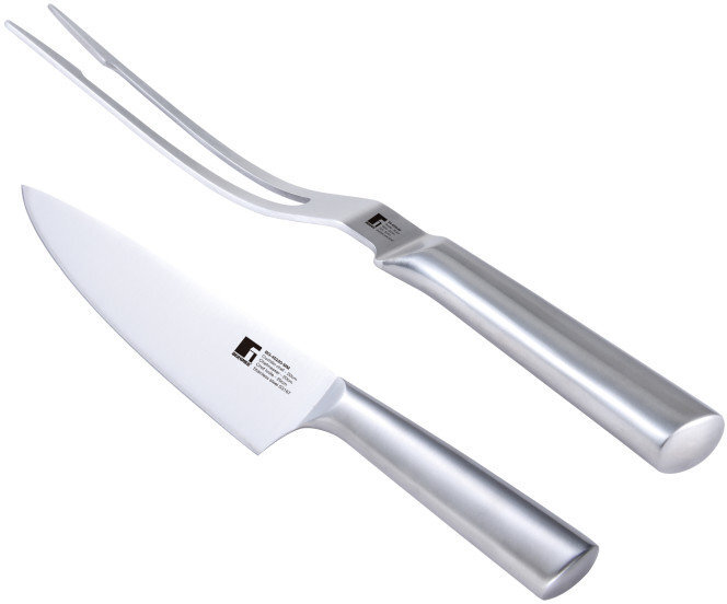 Набір ніж та виделка для м'яса Bergner Bbq lovers, 2 предмета (BG-40220-MM) фото2