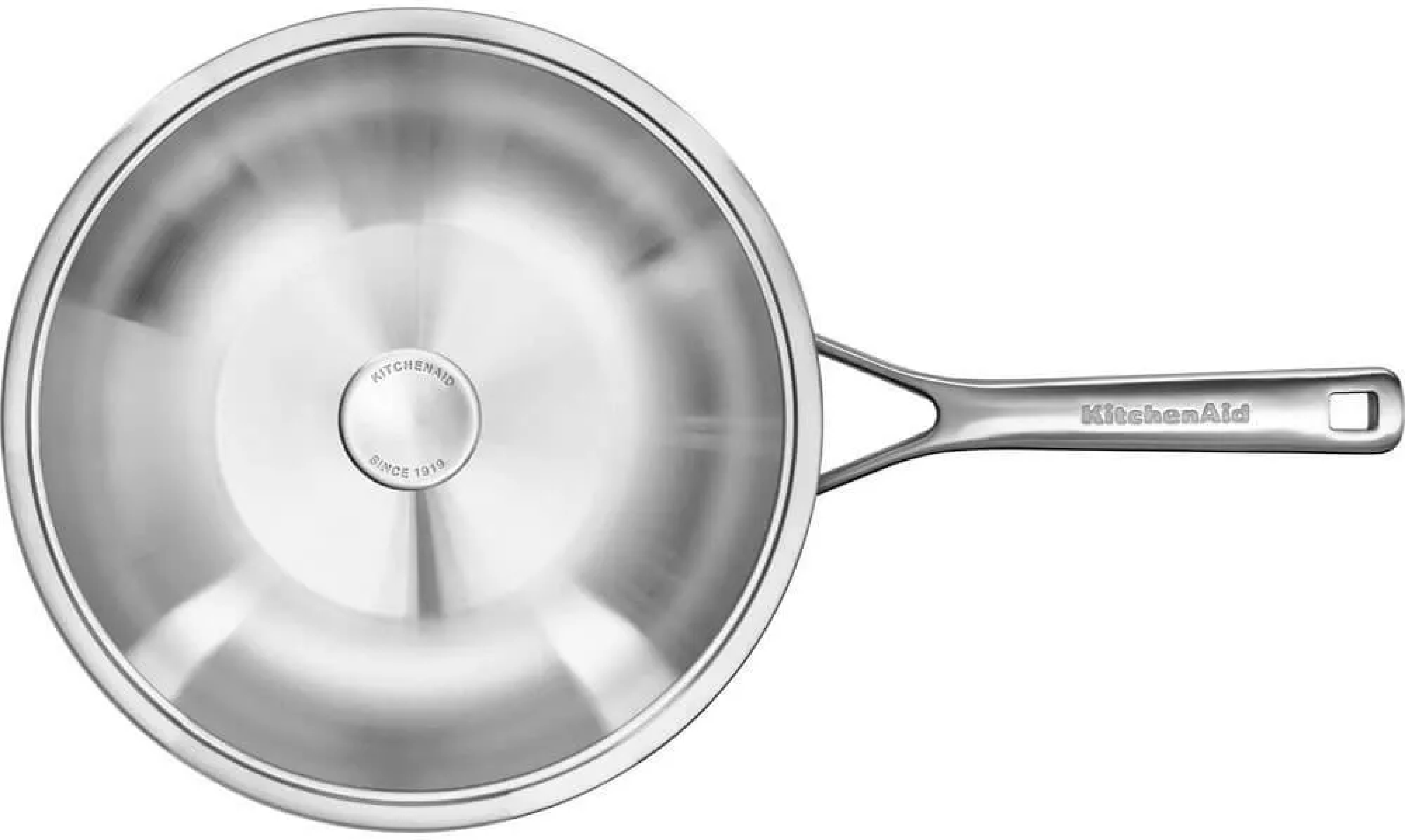 Сковорода Вок с крышкой KitchenAid MSS, 28 см, 3,5 л (CC003254-001) фото3