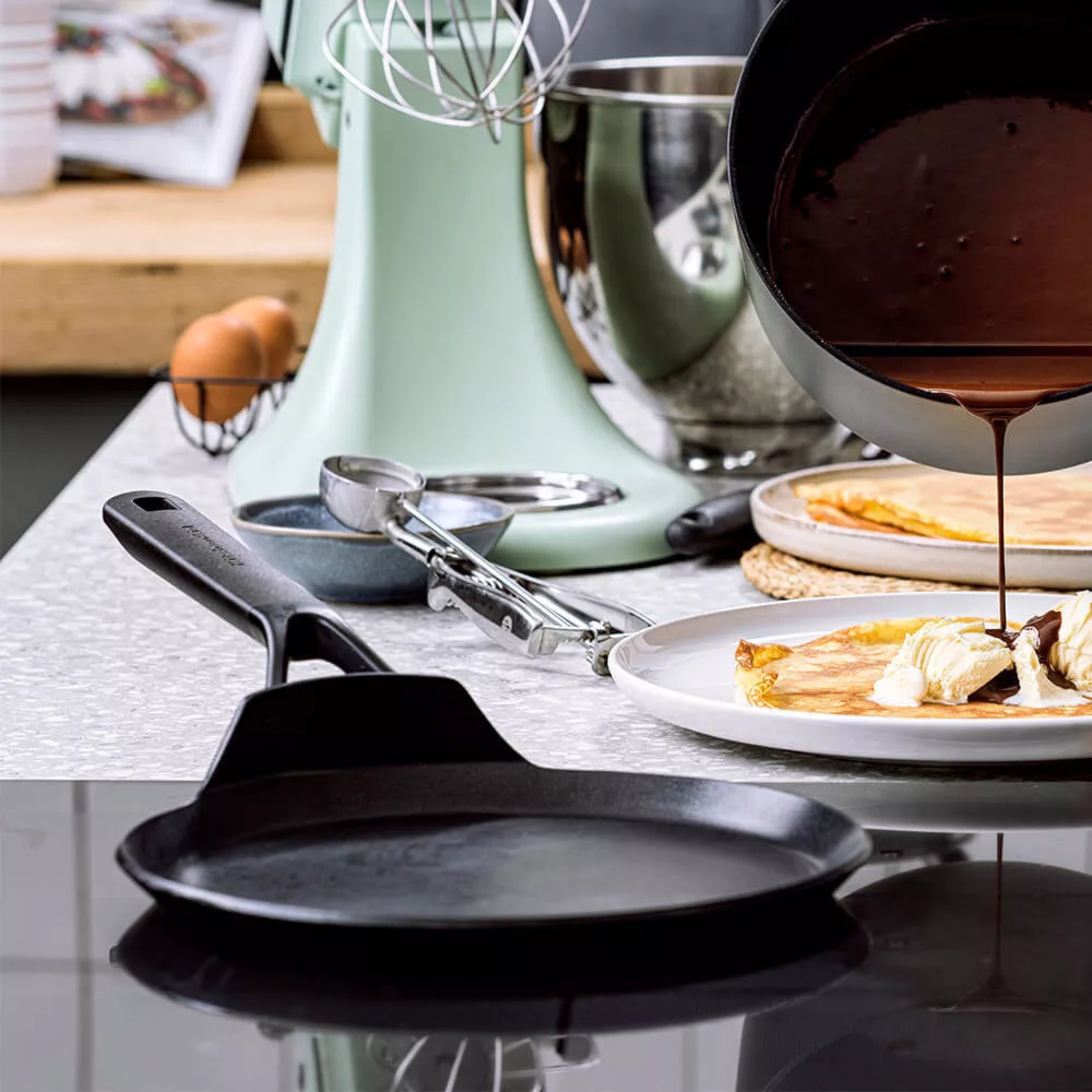 Сковорода для млинців KitchenAid CFA, 24 см (CC005680-001) фото