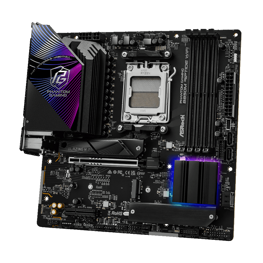 Материнcкая плата ASRock B850M RIPTIDE WIFI (B850M_RIPTIDE_WIFI) фото4