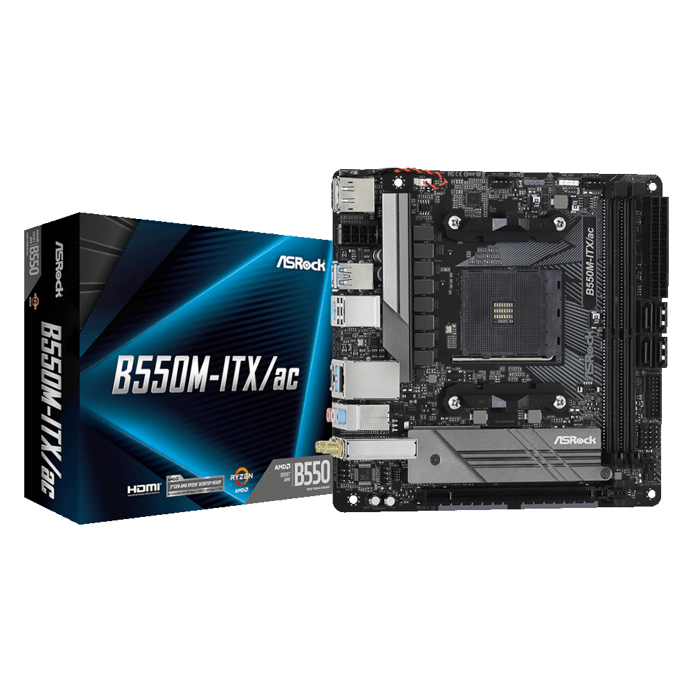 Материнcкая плата ASRock B550M-ITX/AC (B550M-ITX/AC) фото2