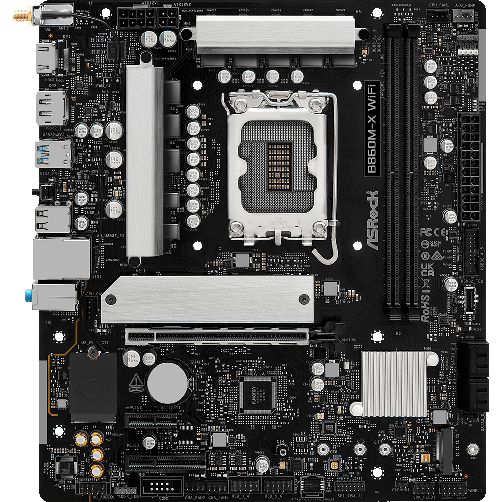 Материнcкая плата ASRock B860M-X WIFI (B860M-X WIFI) фото3