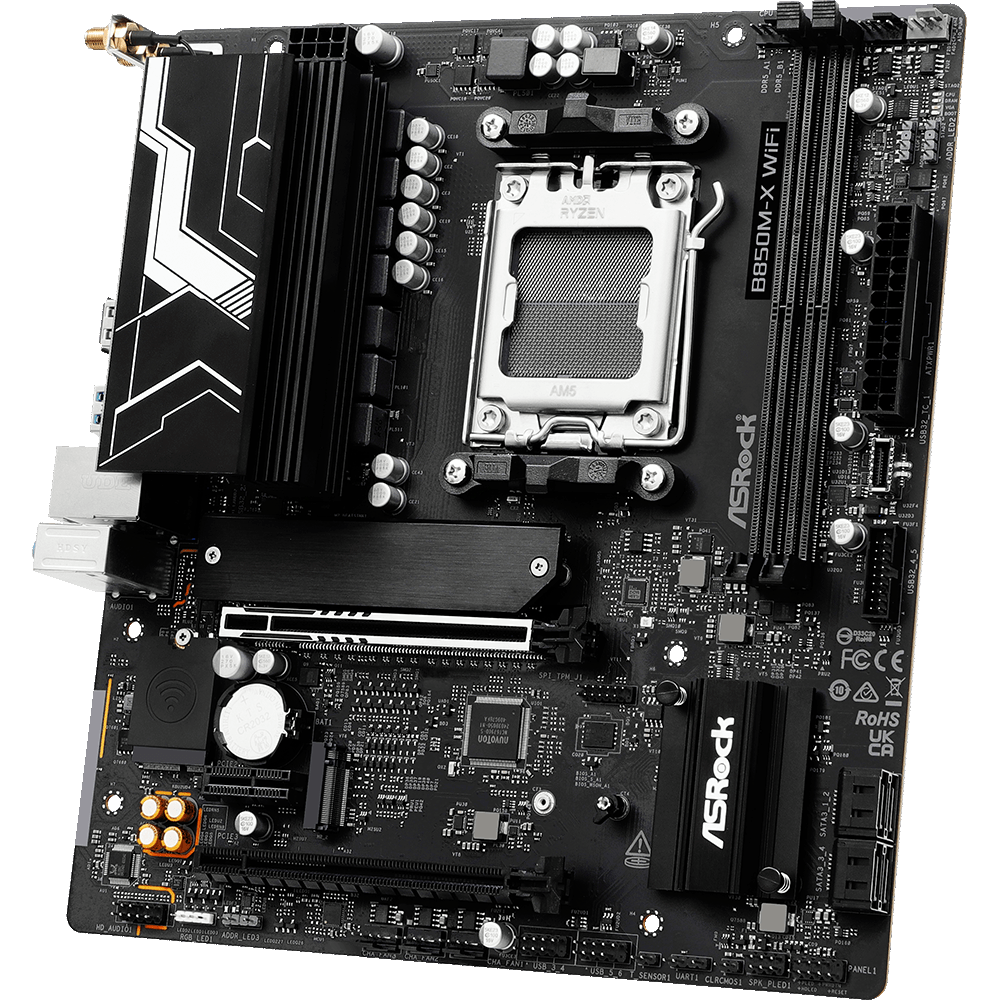 Материнcкая плата ASRock B850M-X WIFI R2.0 (B850M-X WIFI_R2.0) фото5