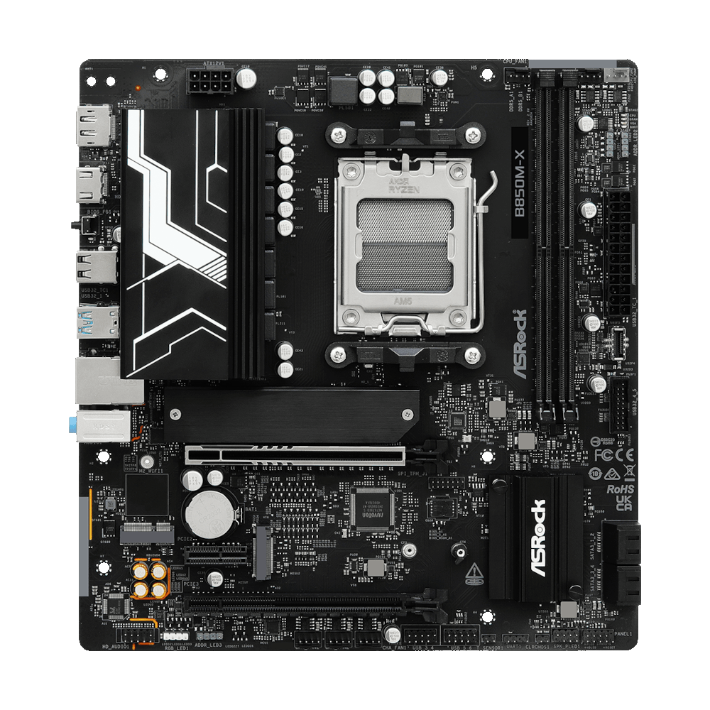 Материнcкая плата ASRock B850M-X R2.0 (B850M-X_R2.0) фото3