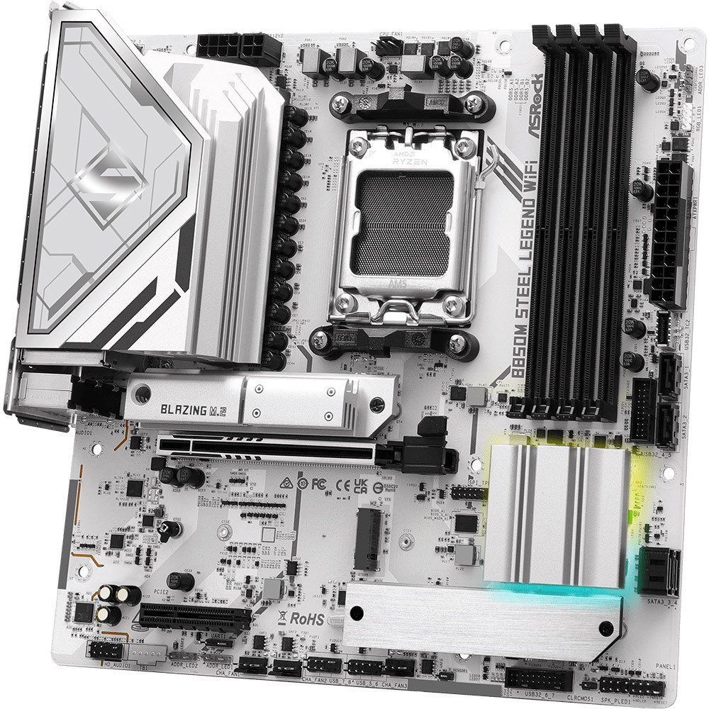 Материнcкая плата ASRock B850M STEEL LEGEND WIFI (B850M_STEEL_LEGEND_WIFI) фото5