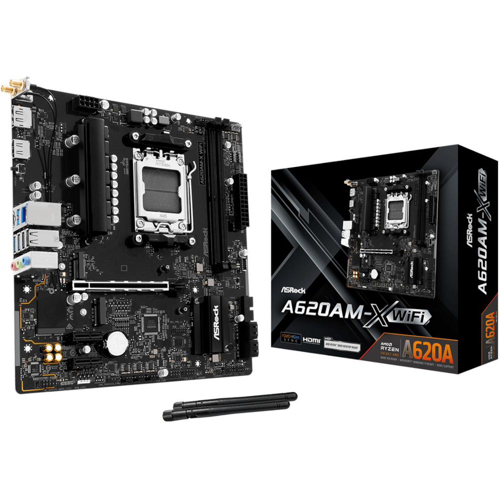 Материнcкая плата ASRock A620AM-X WIFI (A620AM-X_WIFI) фото2