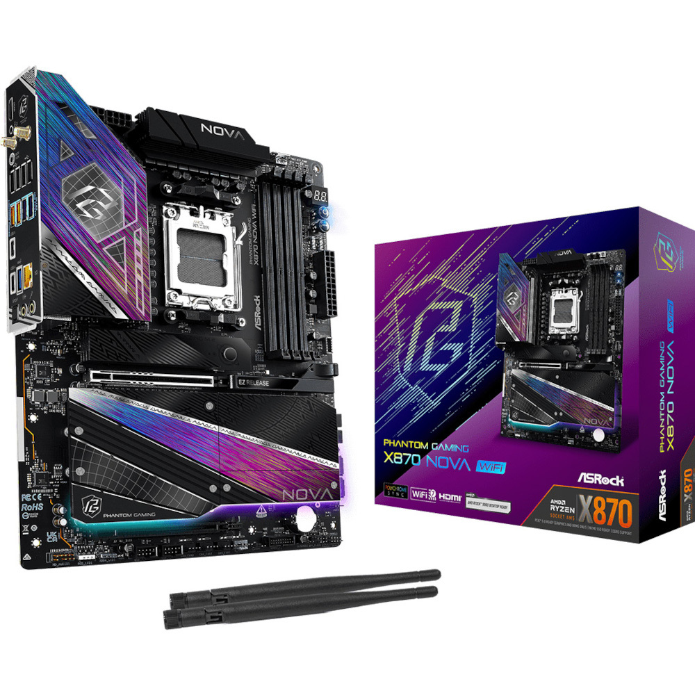 Материнcкая плата ASRock X870 NOVA WIFI (X870_NOVA_WIFI) фото2