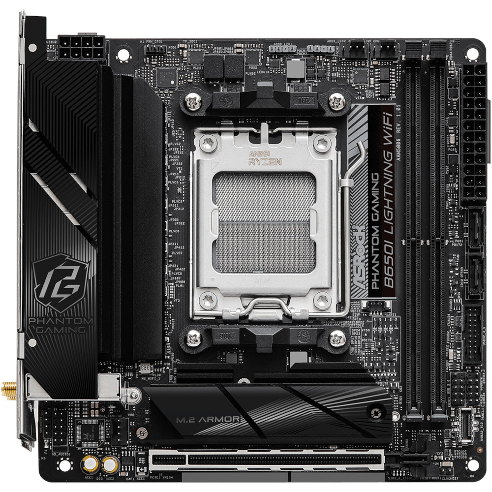 Материнcкая плата ASRock B650I LIGHTNING WIFI (B650I_LIGHTNING_WIFI) фото