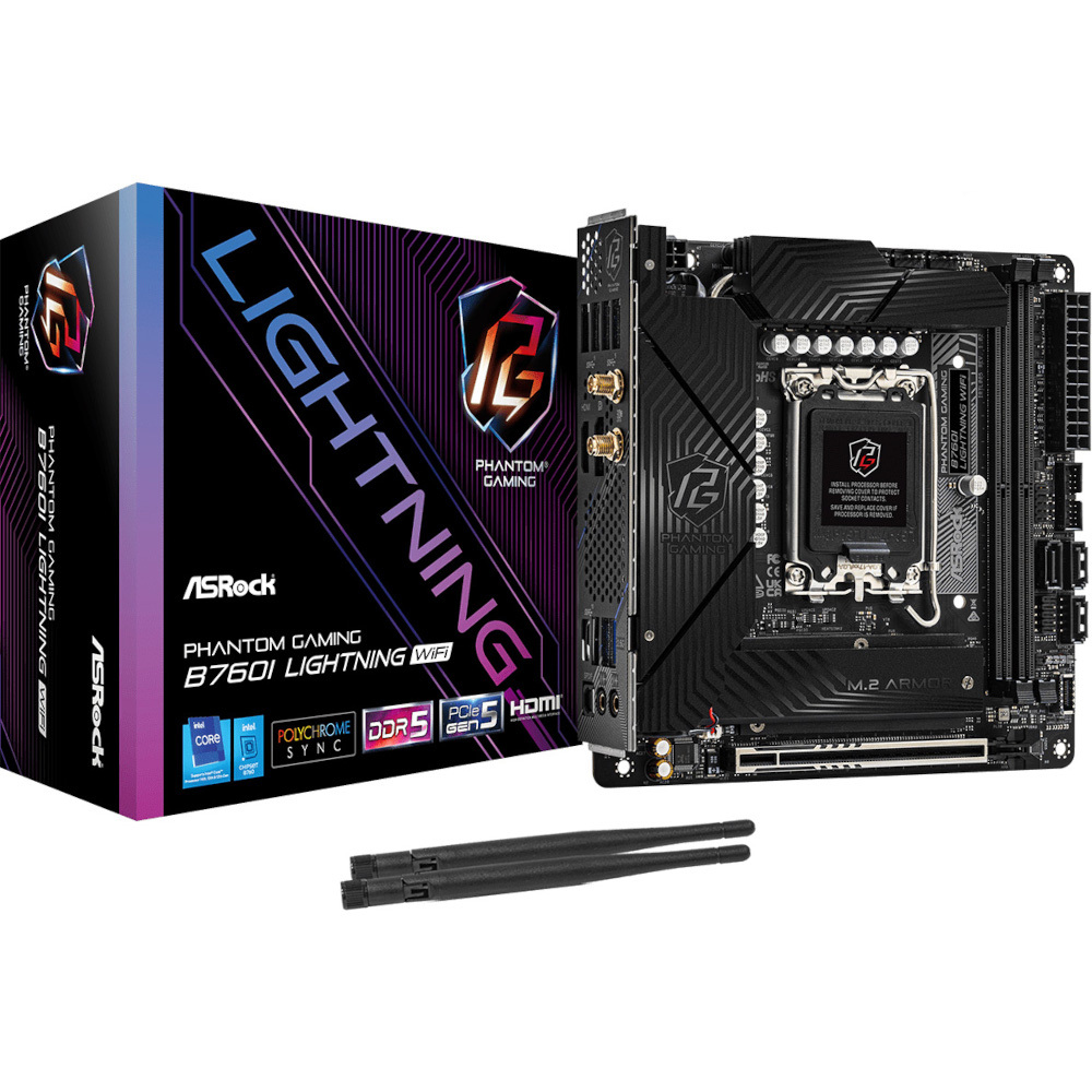 Материнcкая плата ASRock B760I LIGHTNING WIFI (B760I_LIGHTNING_WIFI) фото2