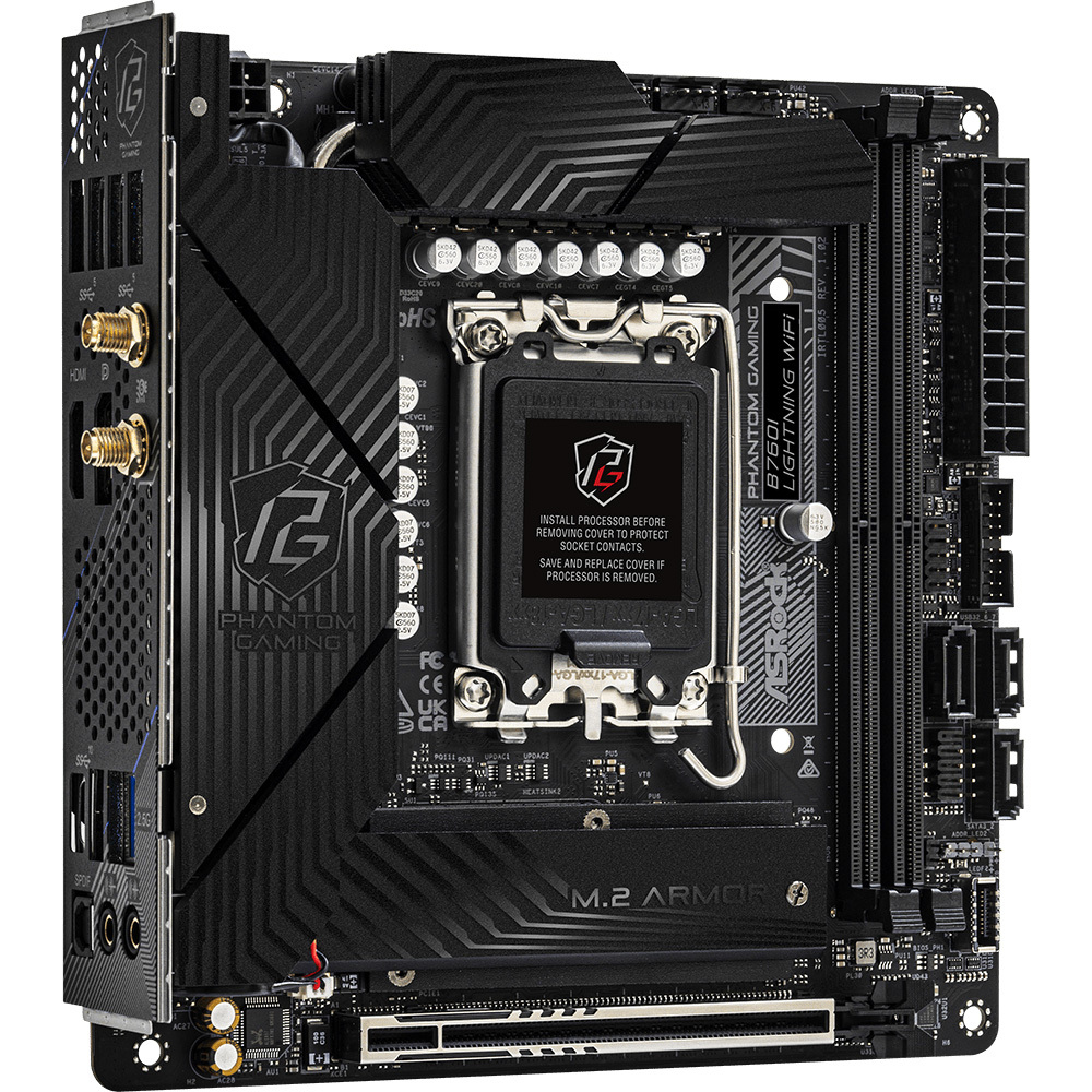 Материнcкая плата ASRock B760I LIGHTNING WIFI (B760I_LIGHTNING_WIFI) фото4