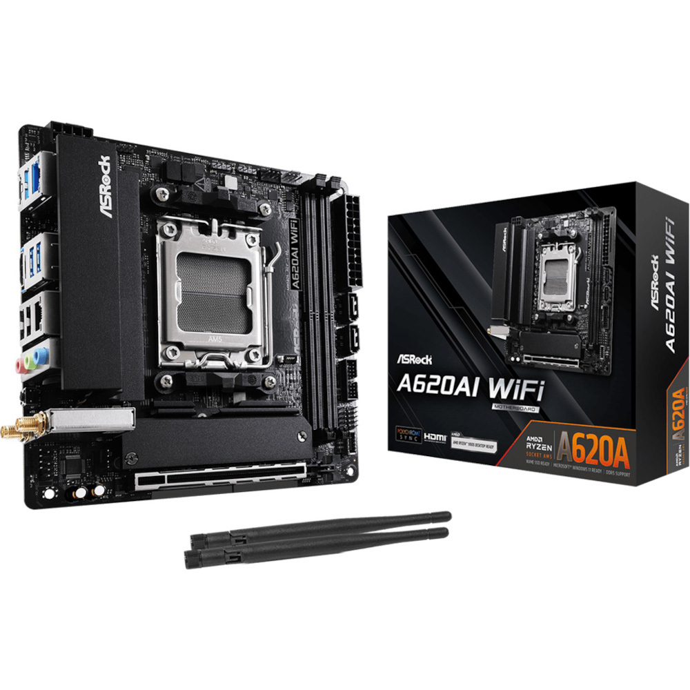 Материнcкая плата ASRock A620AI WIFI (A620AI_WIFI) фото2
