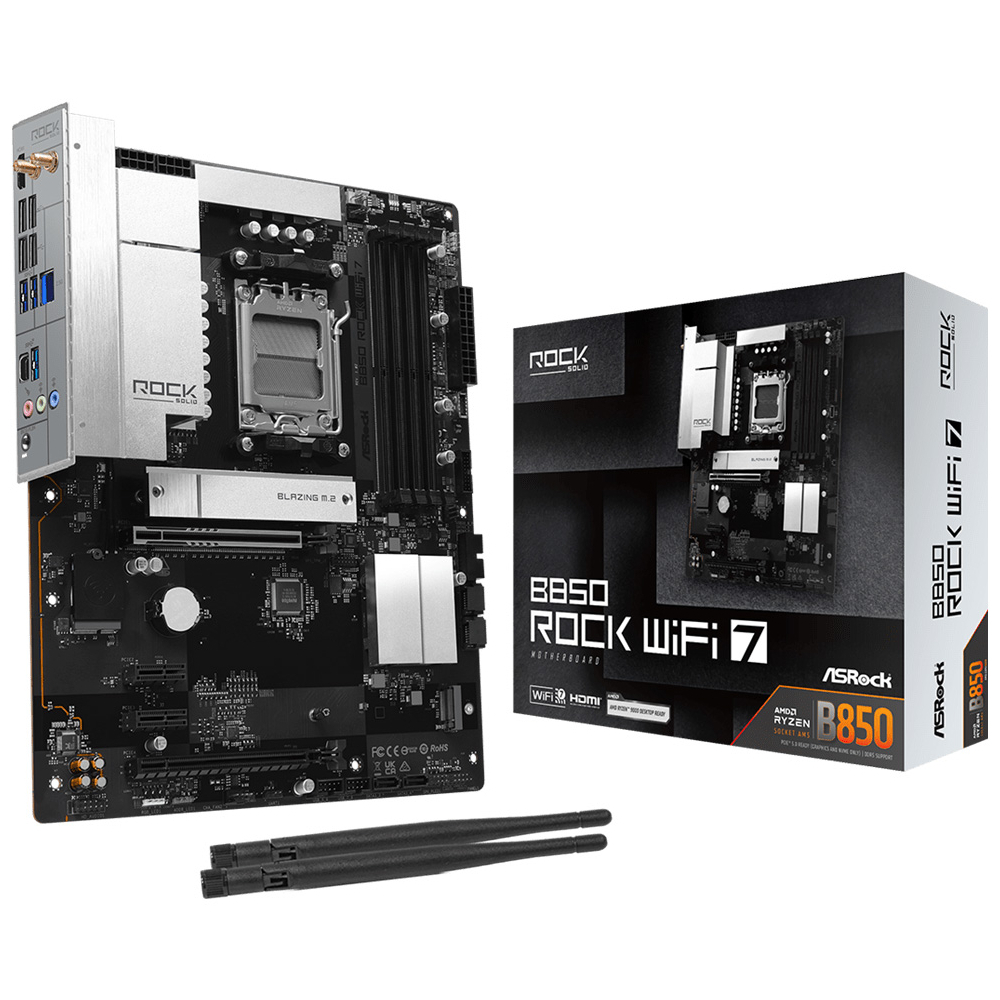 Материнcкая плата ASRock B850 ROCK WIFI 7 (B850_ROCK_WIFI_7) фото2