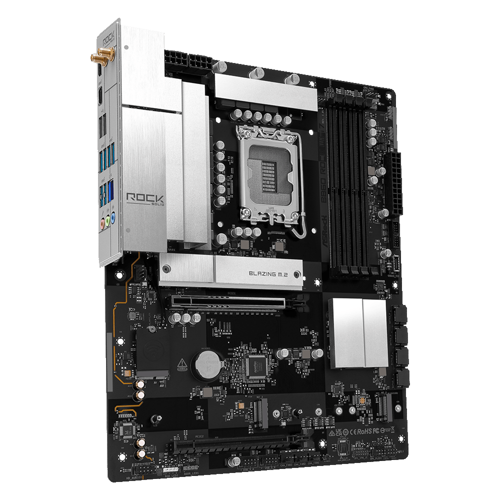 Материнcкая плата ASRock B860 ROCK WIFI 7 (B860_ROCK_WIFI_7) фото4