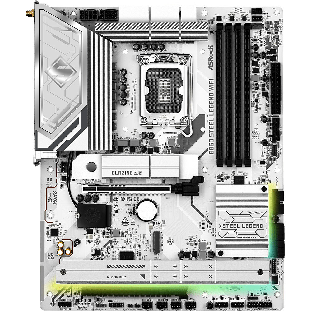 Материнcкая плата ASRock B860 STEEL LEGEND WIFI (B860_STEEL_LEGEND_WIFI) фото3