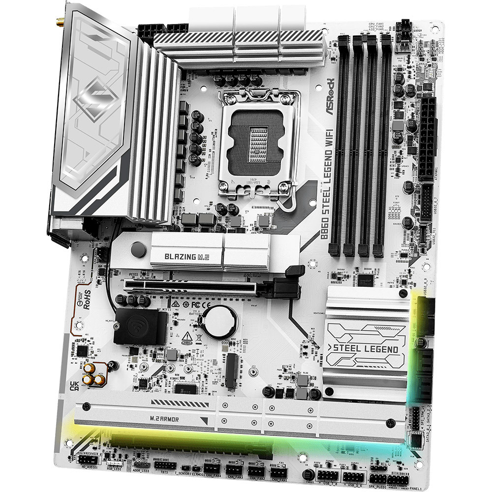 Материнcкая плата ASRock B860 STEEL LEGEND WIFI (B860_STEEL_LEGEND_WIFI) фото5