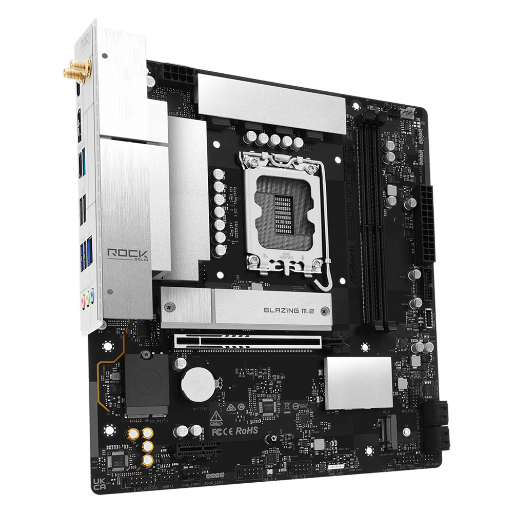 Материнcкая плата ASRock B860M ROCK WIFI (B860M_ROCK_WIFI) фото4