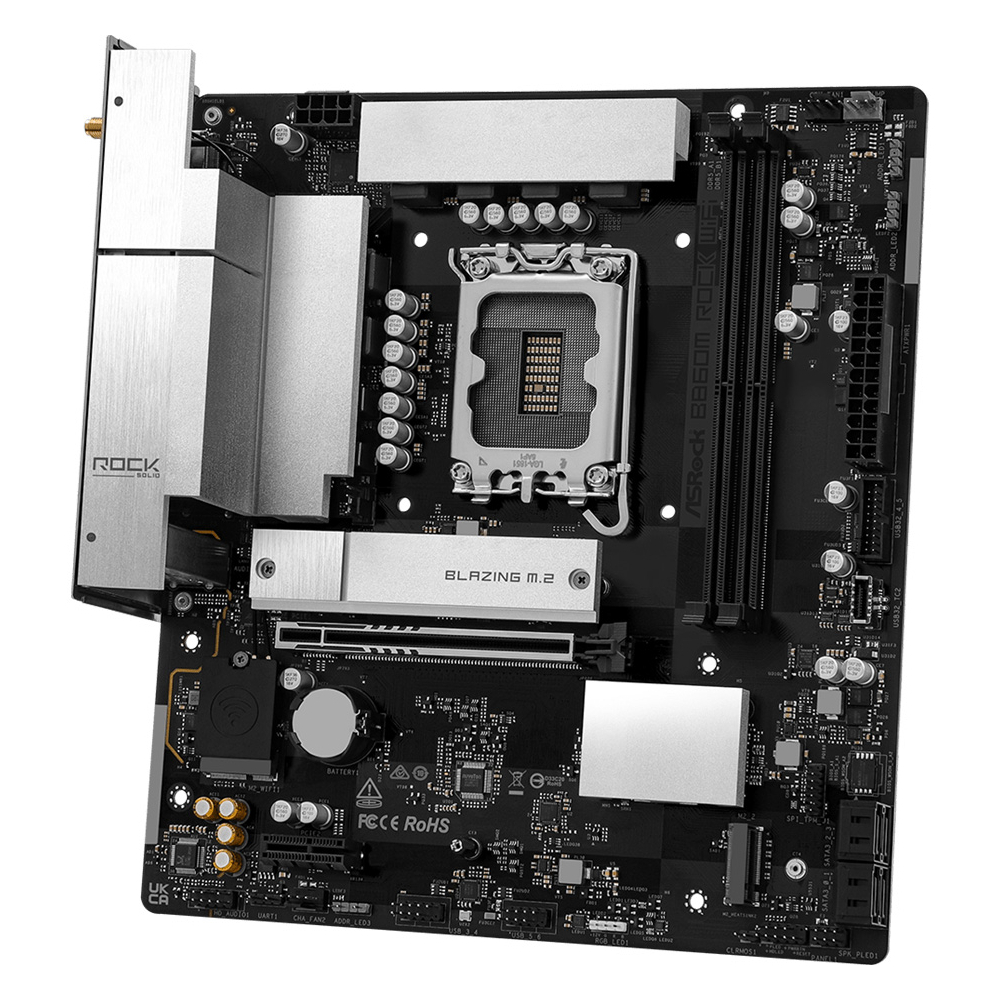 Материнcкая плата ASRock B860M ROCK WIFI (B860M_ROCK_WIFI) фото5