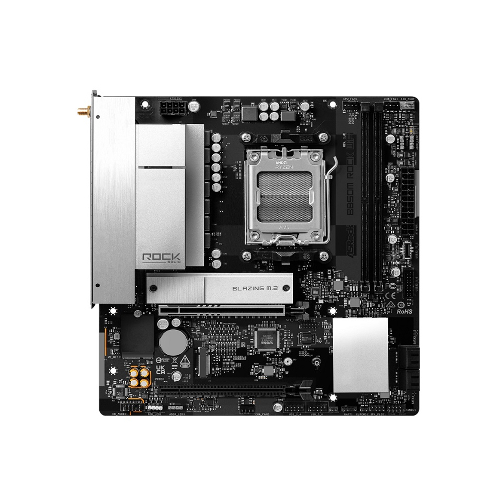 Материнcкая плата ASRock B850M ROCK WIFI (B850M_ROCK_WIFI) фото3