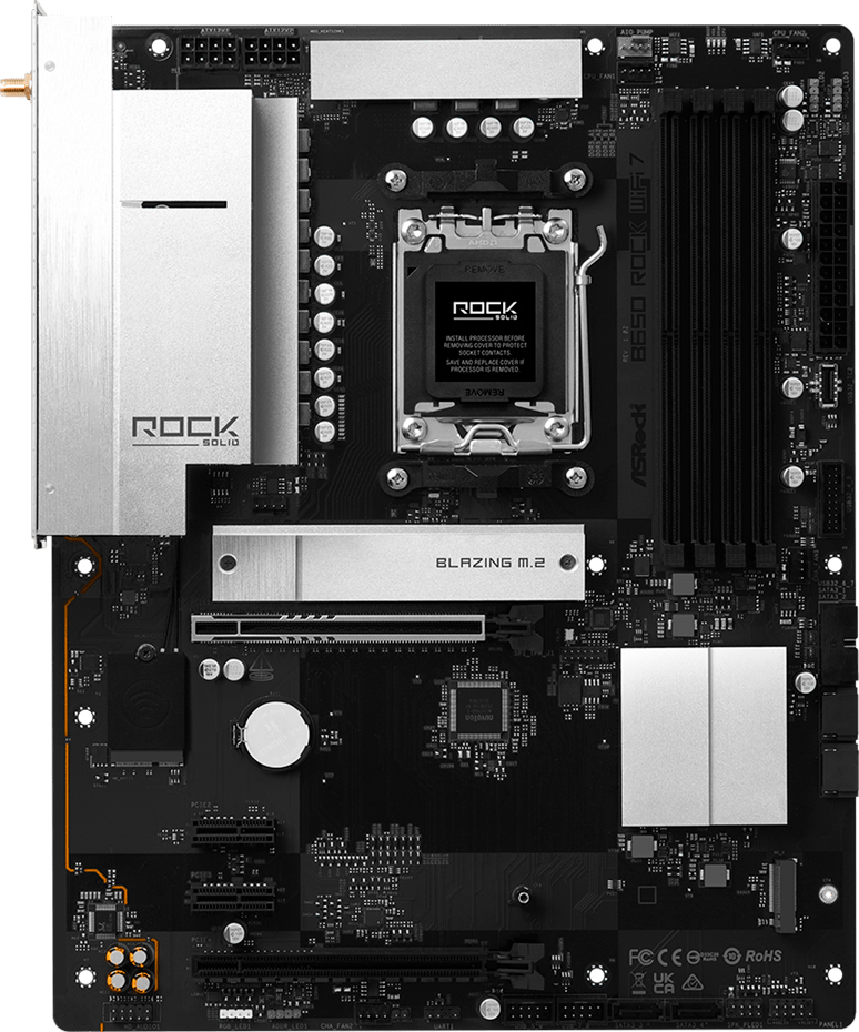 Материнcкая плата ASRock B650 ROCK WIFI 7 (B650_ROCK_WIFI_7) фото2