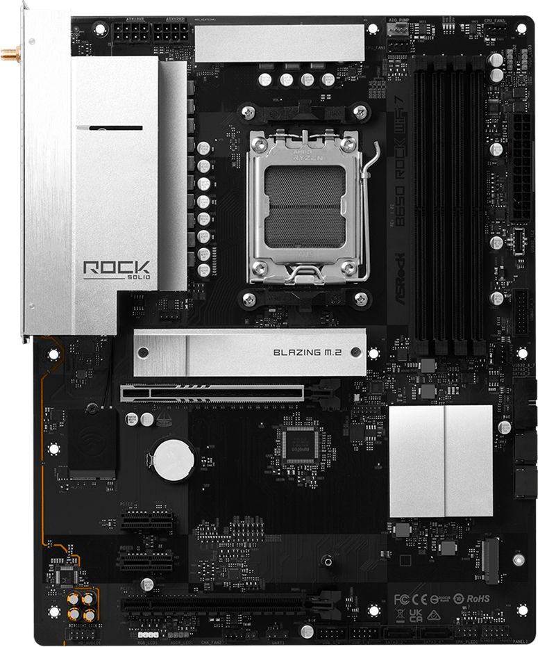 Материнcкая плата ASRock B650 ROCK WIFI 7 (B650_ROCK_WIFI_7) фото3