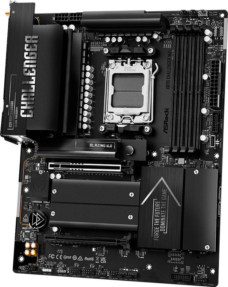 Материнcкая плата ASRock X870 CHALLENGER WIFI (X870_CHALLENGER_WIFI) фото5