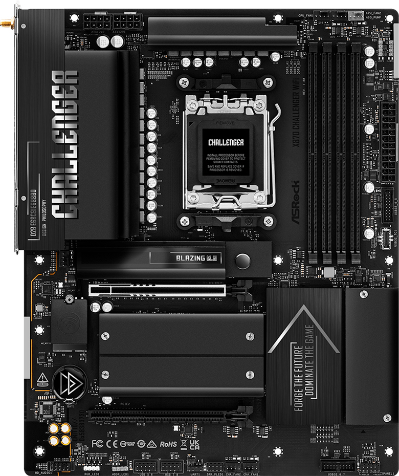 Материнcкая плата ASRock X870 CHALLENGER WIFI (X870_CHALLENGER_WIFI) фото2