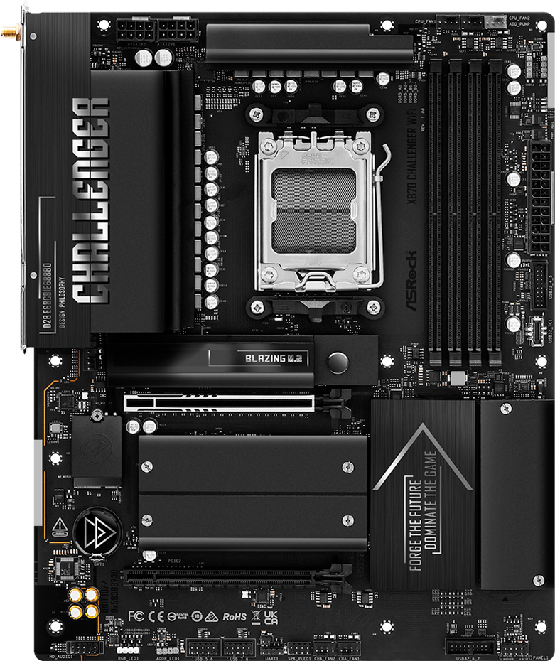 Материнcкая плата ASRock X870 CHALLENGER WIFI (X870_CHALLENGER_WIFI) фото3