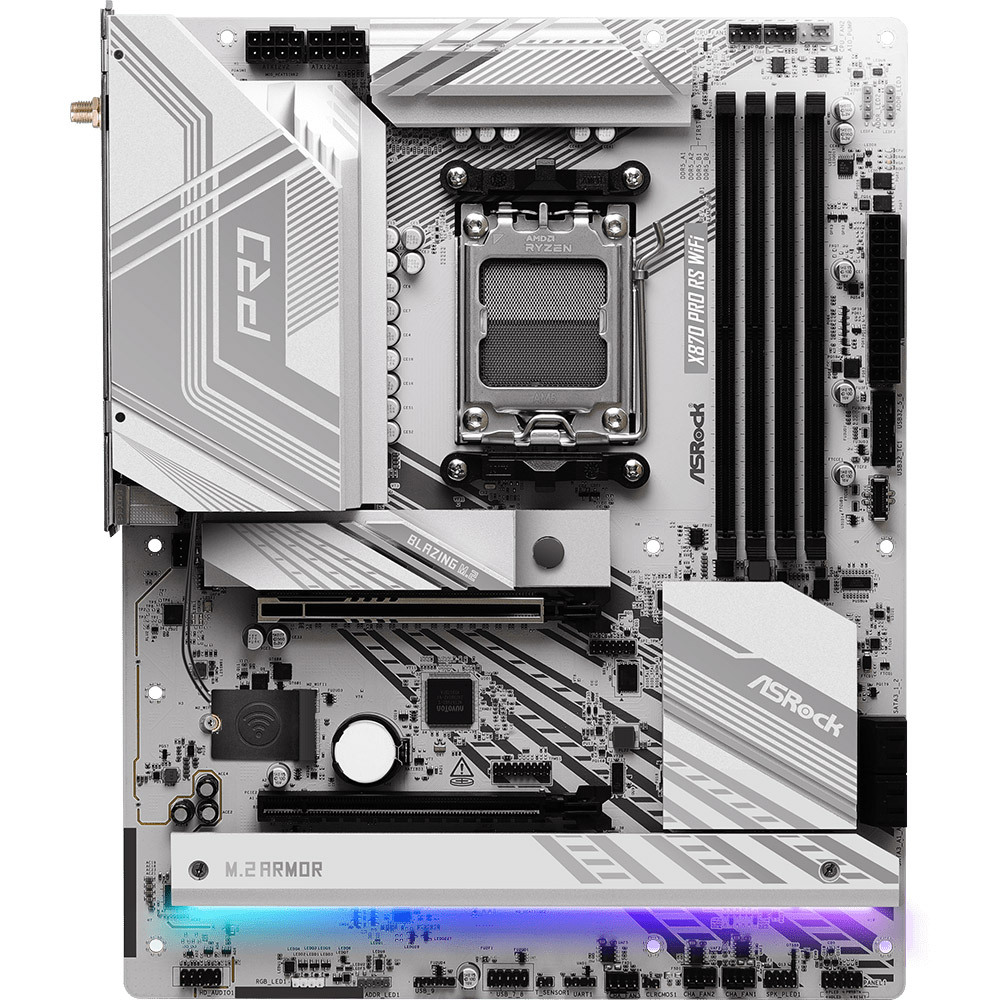 Материнcкая плата ASRock X870 PRO RS WIFI (X870_PRO RS_WIFI) фото2