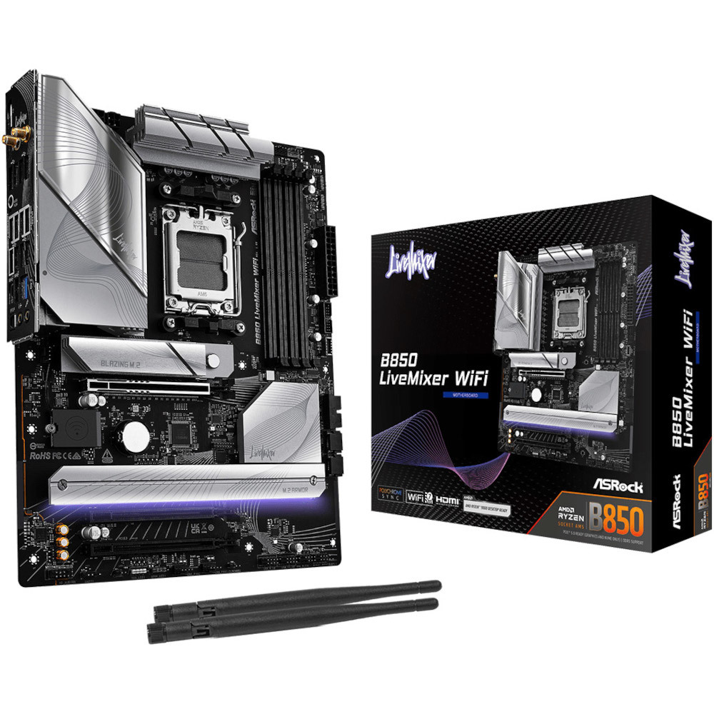 Материнcкая плата ASRock B850 LIVEMIXER WIFI (B850_LIVEMIXER_WIFI) фото6