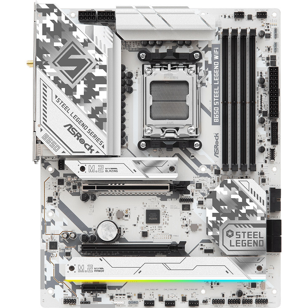 Материнcкая плата ASRock B650 STEEL LEGEND WIFI (B650_STEEL_LEGEND_WIFI) фото2