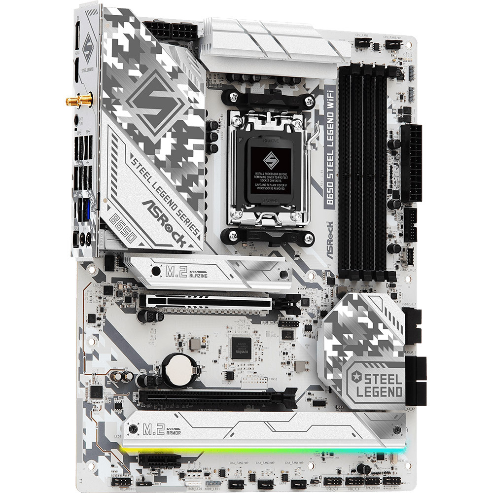 Материнcкая плата ASRock B650 STEEL LEGEND WIFI (B650_STEEL_LEGEND_WIFI) фото4