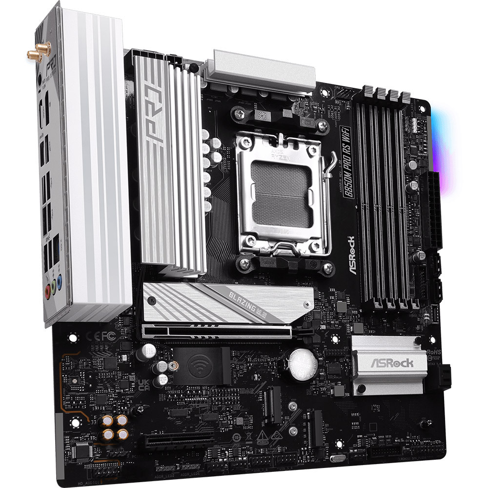 Материнcкая плата ASRock B850M PRO RS WIFI (B850M PRO_RS_WIFI) фото3