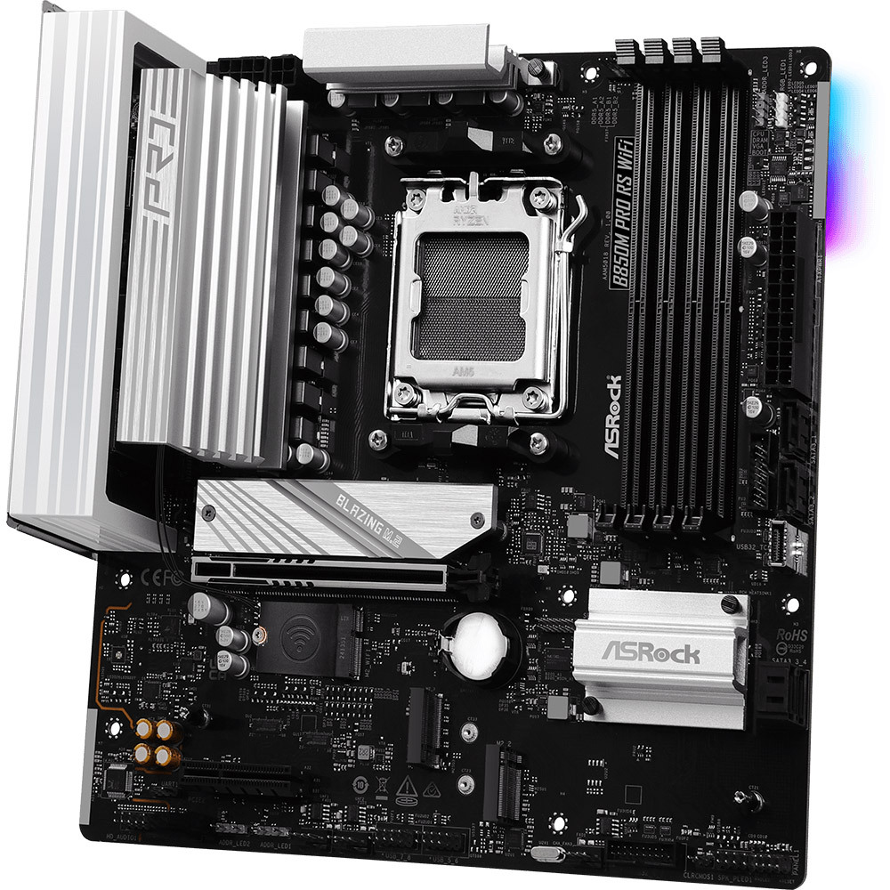 Материнcкая плата ASRock B850M PRO RS WIFI (B850M PRO_RS_WIFI) фото4